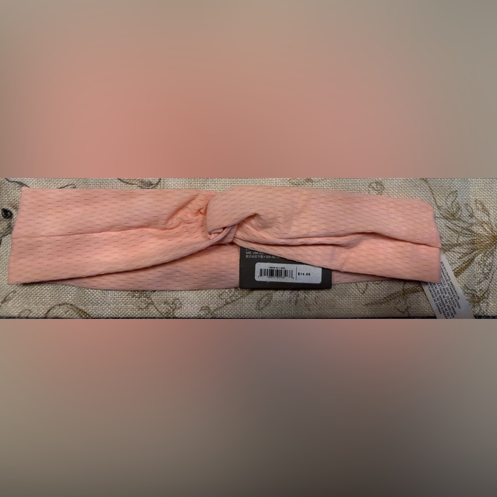 GapFit - All in Motion Light Pink Textured Headband